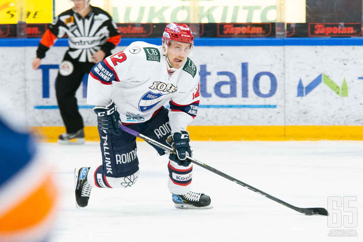 Juhani Tyrväinen vietti HIFK:ssa viimeiset kaksi kautta.