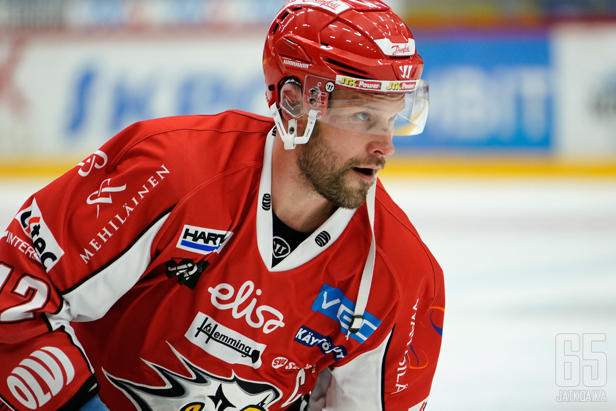 Kankaanperä toimi Sportissa joukkueen kapteenina.
