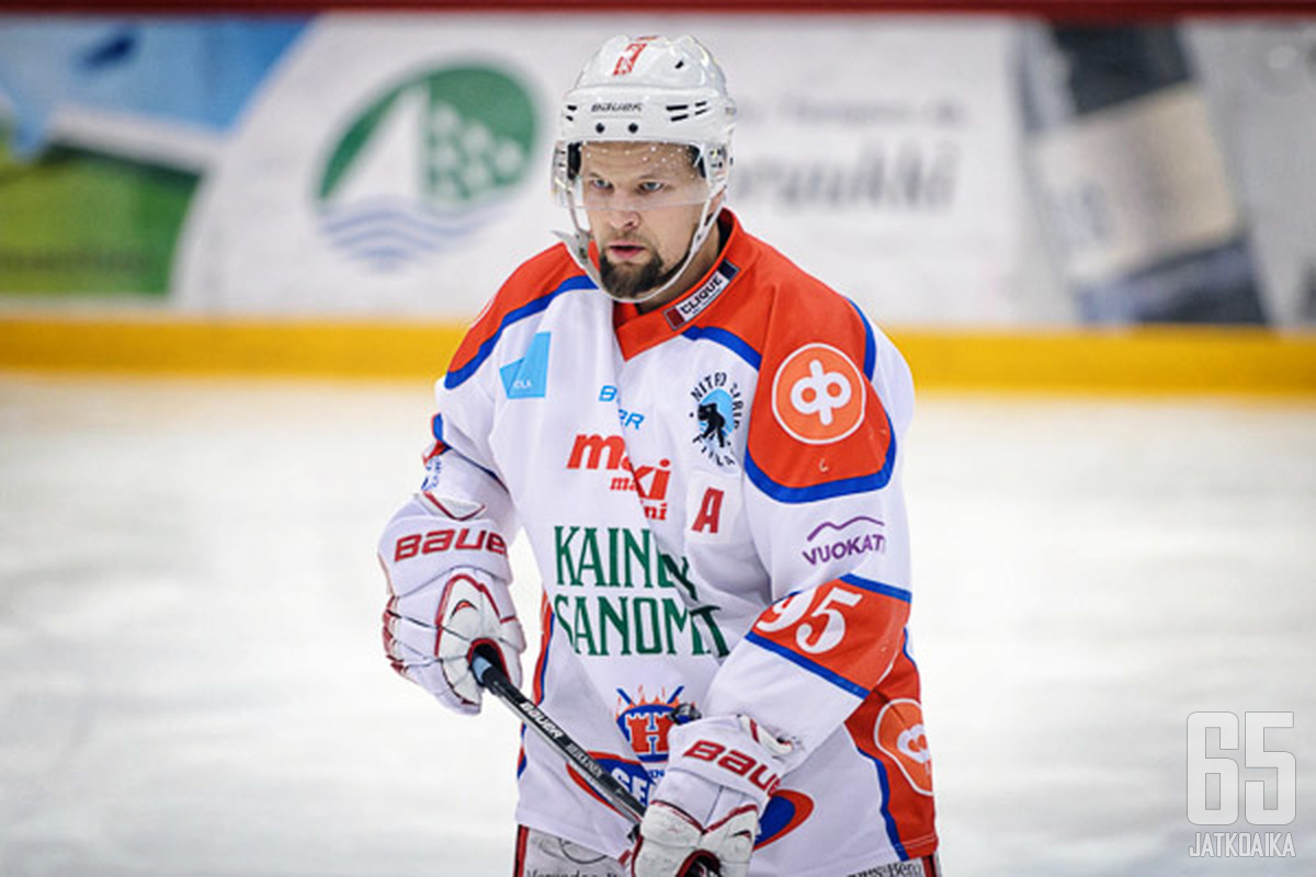 Heikkinen teki mittavan pelaajauran Hokin takalinjoilla.