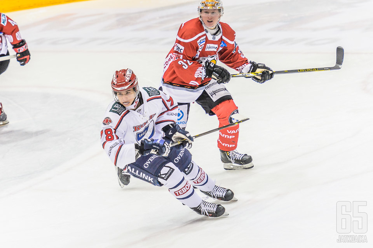 HIFK:n Nikolai Goldobin hamuaa NHL-paikkaa.