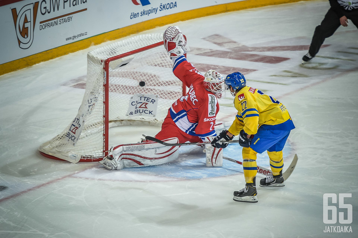 Andre Peterssonin rystynosto päätti voittomaalikilpailun.