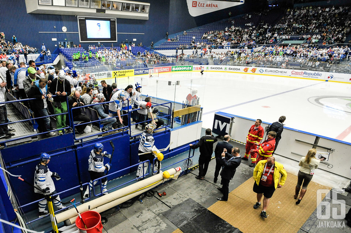 Ostravassa pelattiin vuoden 2015 MM-kisoja.