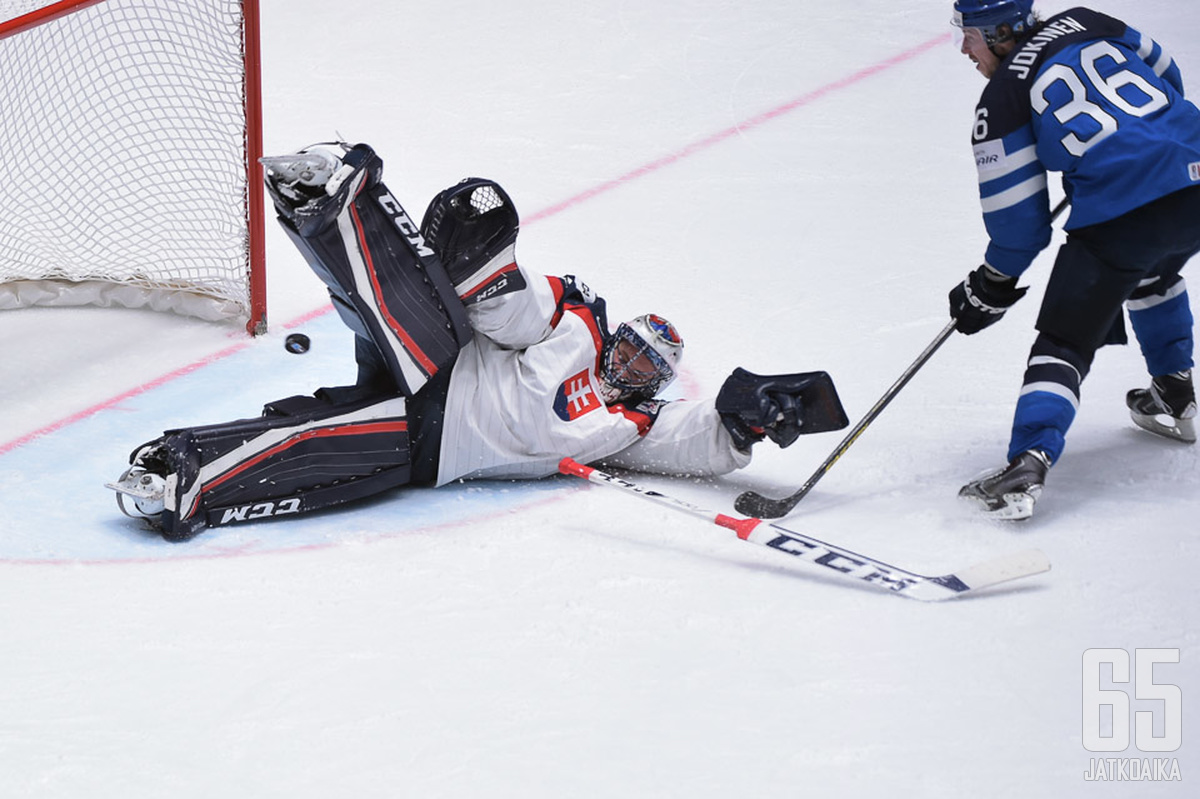 Jussi Jokinen on ollut Leijonille tehokas ja arvokas NHL-vahvistus.