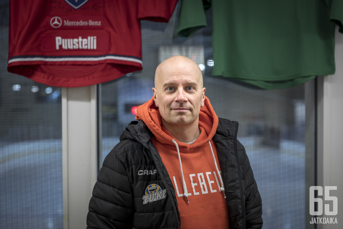 Tunturi-Kiekon puheenjohtaja Janne Tervahauta haluaa kehittää lappilaista jääkiekkoa.