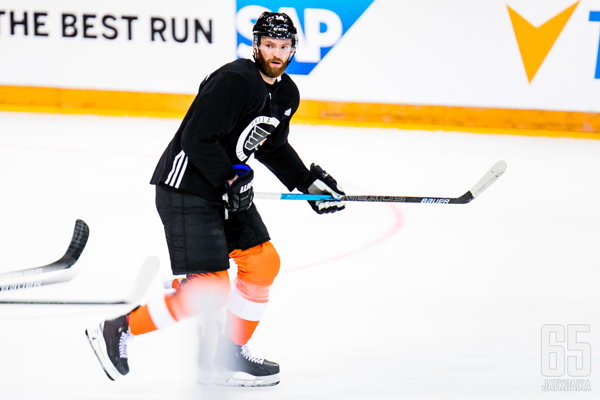 Couturier on pelannut Flyersissä jo syksystä 2011 lähtien.