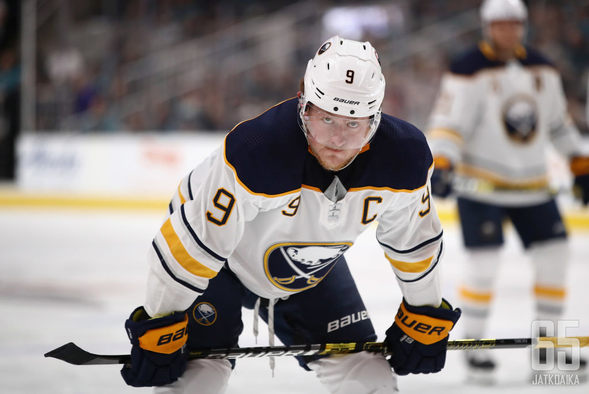 Jack Eichel johtaa Sabresia määrätietoisesti kohti pudotuspelejä.