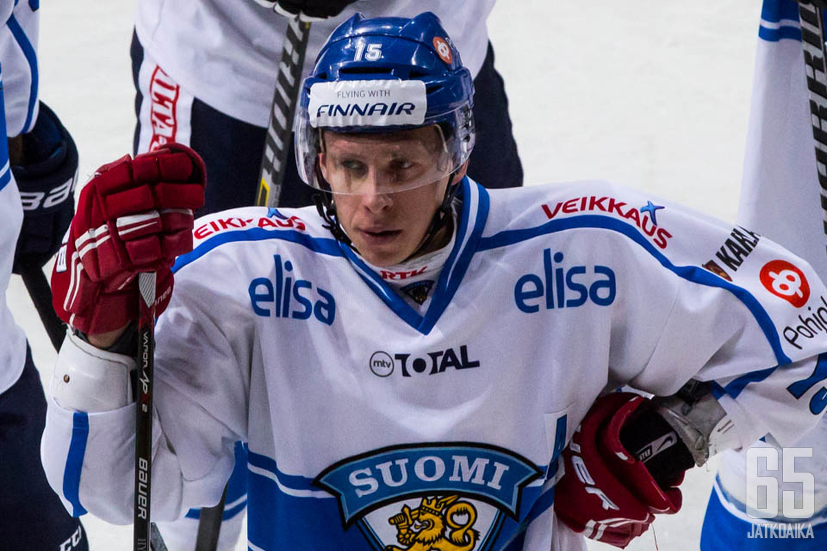 Juha-Pekka Hytönen vastasi Leijonien ainoasta osumasta.