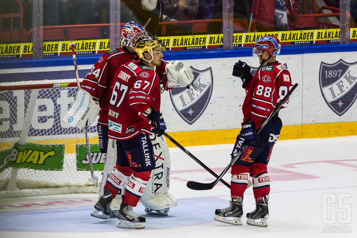 HIFK:n voiton takuumiehet. 