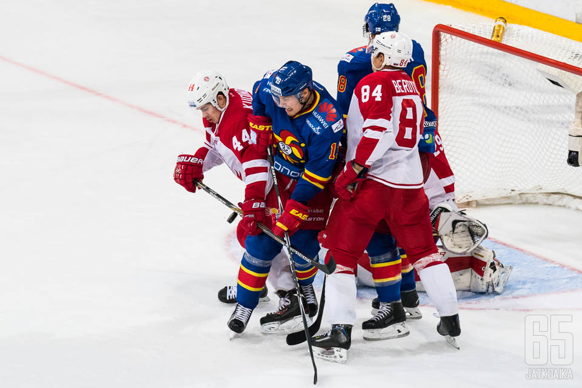 Jokerit tarvitsee Vitjaz-ottelua enemmän ryminää maalin eteen.