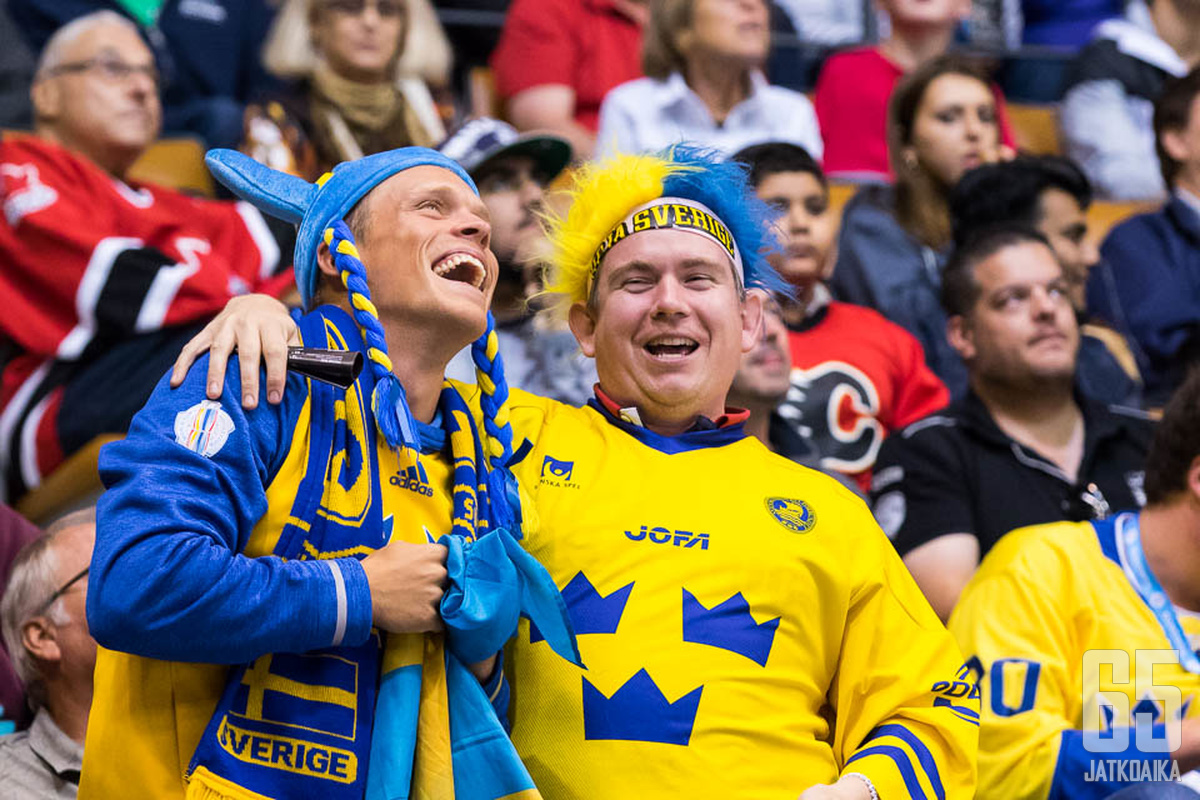 Ruotsalaiset saavat ihastella Kylingtonin peliä MM-jäillä.