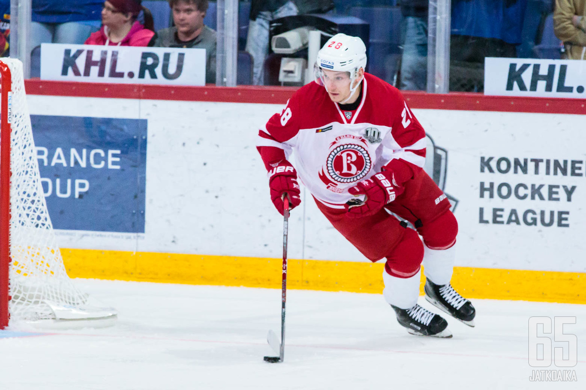 Jaakko Rissanen on tuttu näky myös KHL-kaukaloista.
