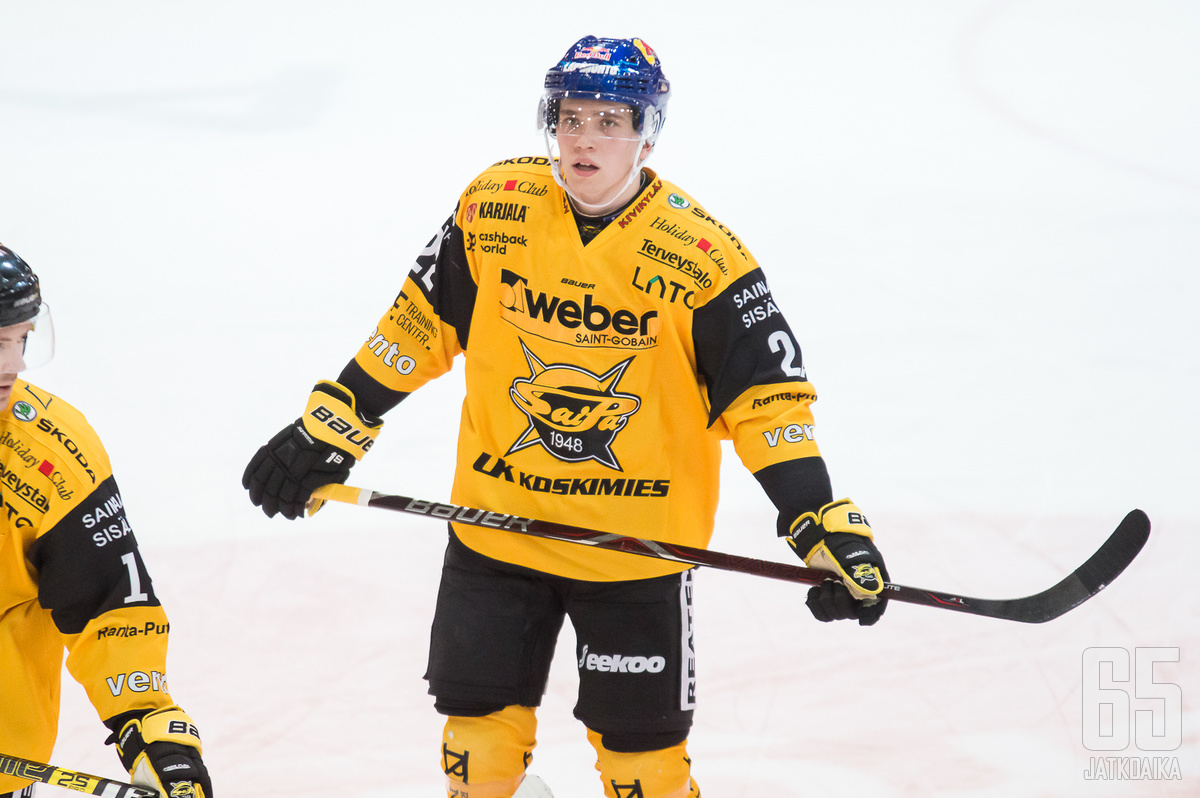 Virtanen pelaa uransa ensimmäistä Liiga-kauttaan.