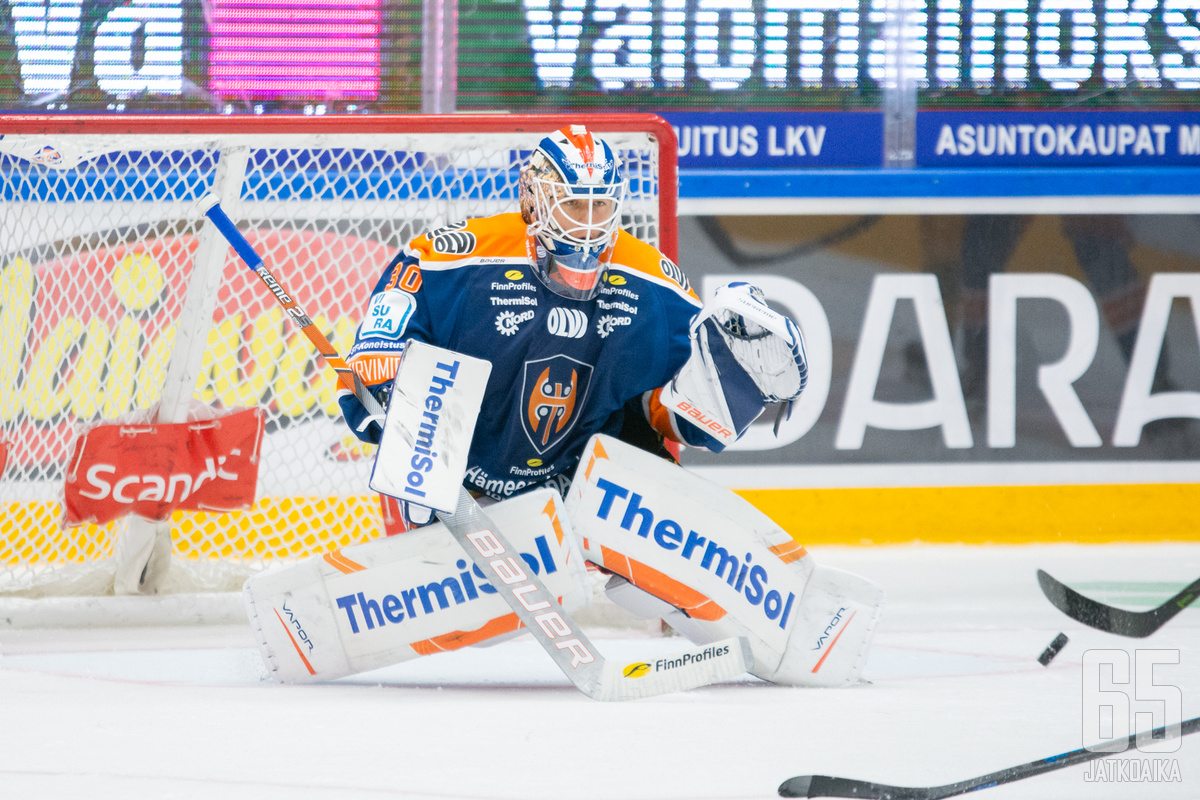 Heljangolle on tarjolla vastuuta Tappara-maalilla, mutta helposti se ei tule.