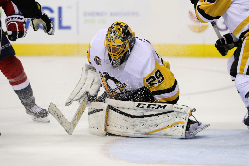 Marc-Andre Fleury on ollut Penguinsin maalilla h&auml;ik&auml;isev&auml;