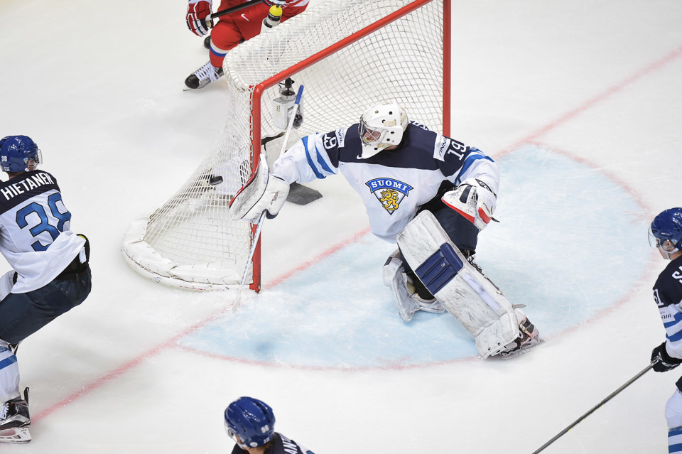 Koskinen pelasi viime MM-kisoissa erinomaisesti Leijonien maalilla.
