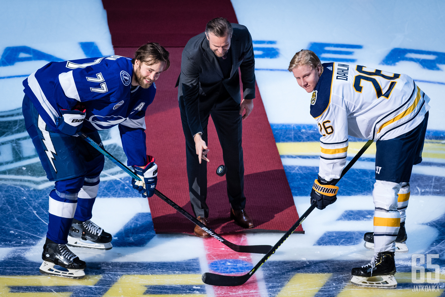 NHL Global Series 2019 -ottelussa Tampa Bay Lightning - Buffalo Sabres, Globenissa, Tukholmassa, 9. marraskuuta 2019.
